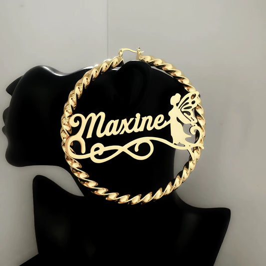 PRETTY CUSTOM PERSONALIZED EARRINGS