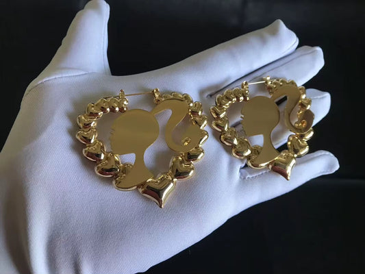 CUSTOM TRENDY HEART EARRINGS