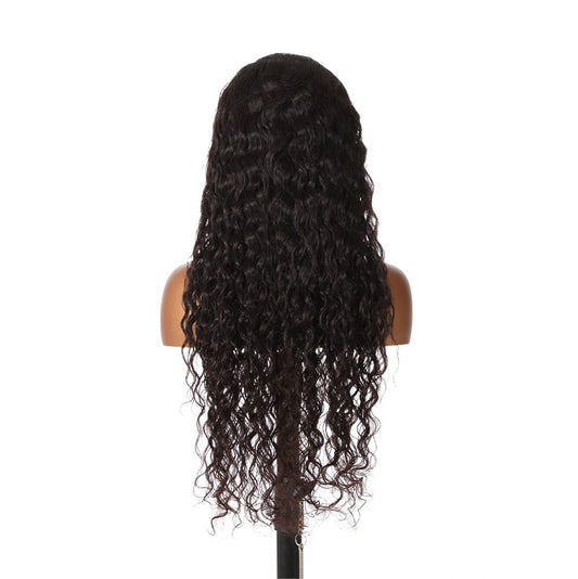 PRETTY NATURAL WATER WAVE TRANSPARENT LACE FRONTAL