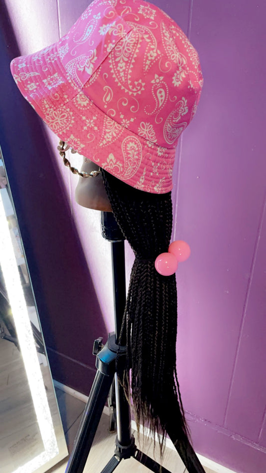 CUSTOM BRAIDS BUCKET WIG HAT