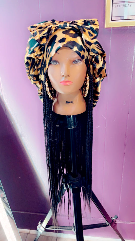 CUSTOM BONNET BRAIDS WIG HAT