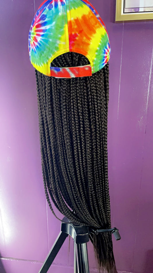 CUSTOM BASEBALL BRAIDS WIG HAT